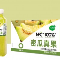 小輕果語哈密瓜果肉復(fù)合果汁飲料 488ml×15瓶