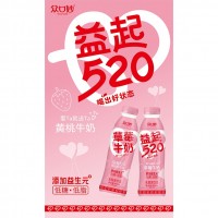 益起520乳酸菌飲品 草莓牛奶